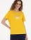 Kadın Safran Bisiklet Yaka Tişört