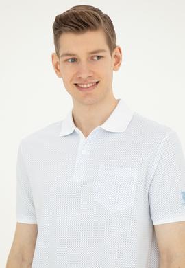 Erkek Regular Fit Polo Yaka Açık Mavi Tişört - 50281944041