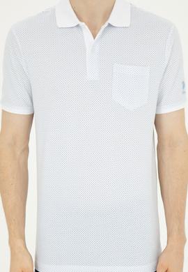 Erkek Regular Fit Polo Yaka Açık Mavi Tişört - 50281944041