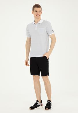 Erkek Regular Fit Polo Yaka Beyaz Tişört - 50281944051
