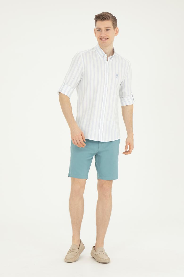 Erkek Açık Mavi Uzun Kollu Gömlek - 50283795003