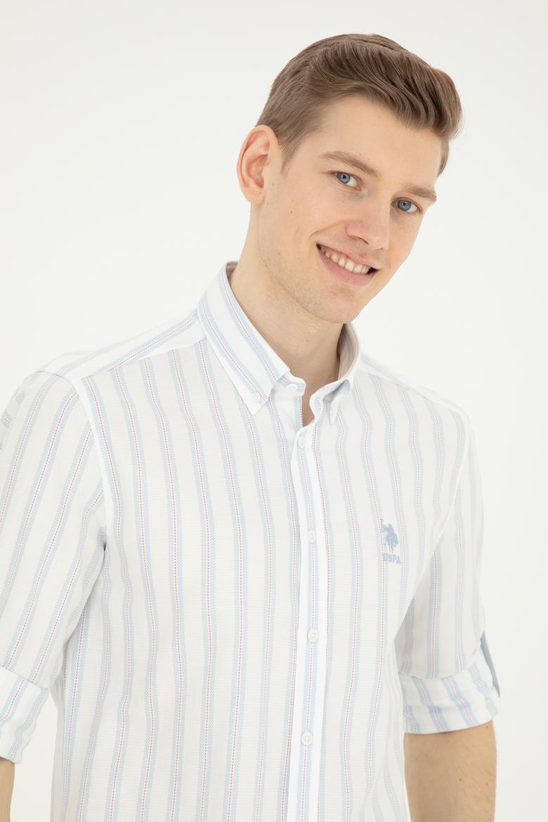 Erkek Açık Mavi Uzun Kollu Gömlek - 50283795003