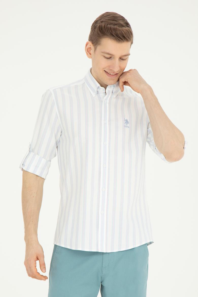 Erkek Açık Mavi Uzun Kollu Gömlek - 50283795003