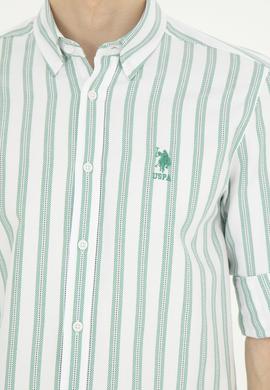 Erkek Yeşil Uzun Kollu Gömlek - 50283795014