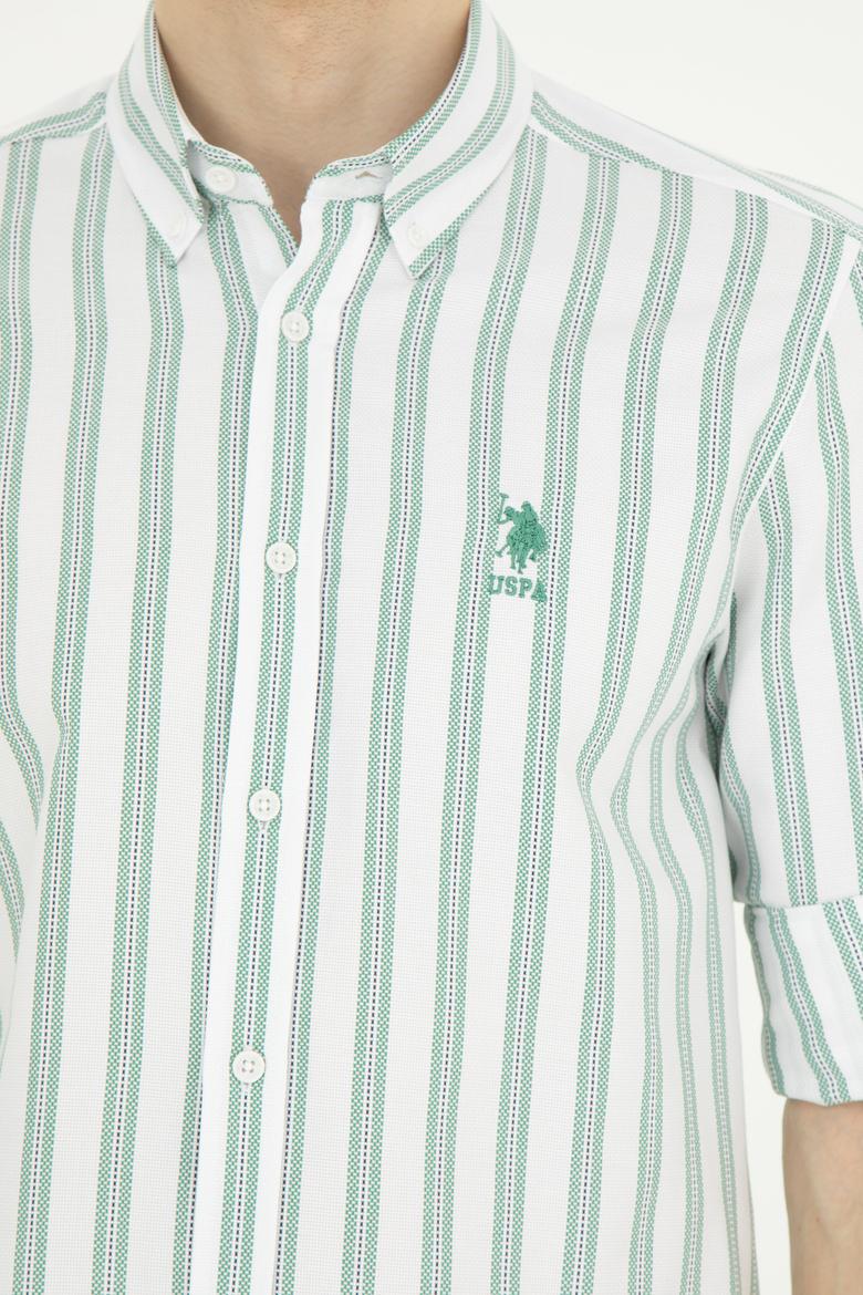 Erkek Yeşil Uzun Kollu Gömlek - 50283795014