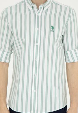 Erkek Yeşil Uzun Kollu Gömlek - 50283795014