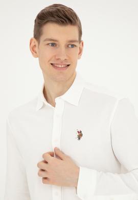 Erkek Beyaz Uzun Kollu Gömlek - 50284569023