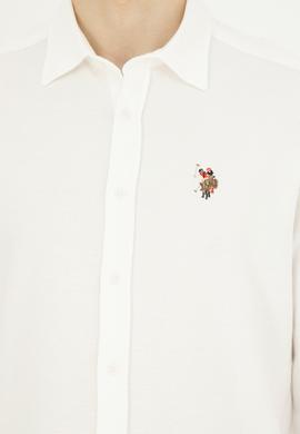 Erkek Beyaz Uzun Kollu Gömlek - 50284569023