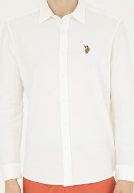 Erkek Beyaz Uzun Kollu Gömlek - 50284569023