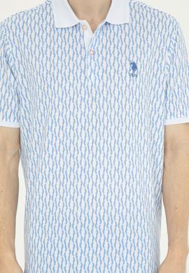 Erkek Regular Fit Polo Yaka Koyu Mavi Tişört - 50281520018