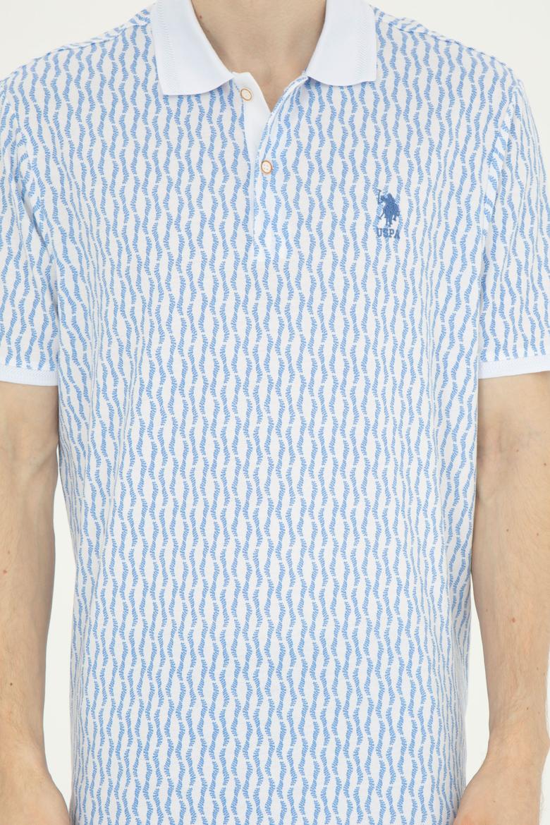 Erkek Regular Fit Polo Yaka Koyu Mavi Tişört - 50281520018