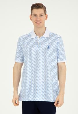 Erkek Regular Fit Polo Yaka Koyu Mavi Tişört - 50281520018