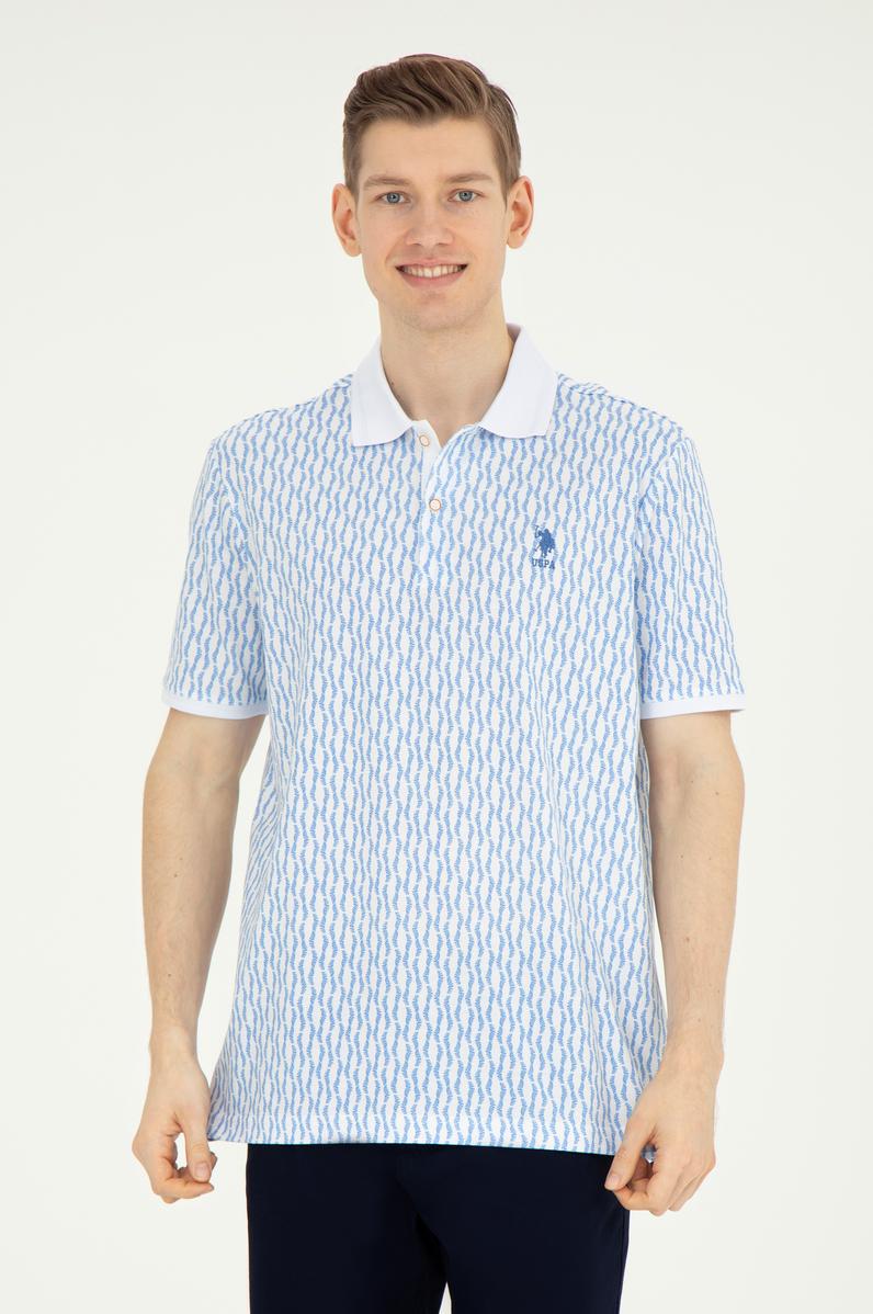 Erkek Regular Fit Polo Yaka Koyu Mavi Tişört