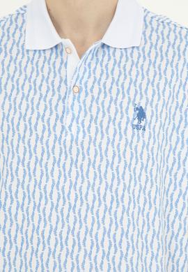 Erkek Regular Fit Polo Yaka Koyu Mavi Tişört - 50281520018