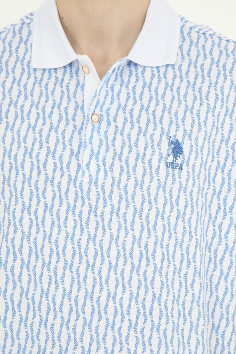 Erkek Regular Fit Polo Yaka Koyu Mavi Tişört - 50281520018