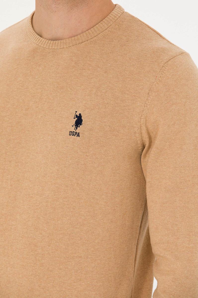 Erkek Kum Melanj Bisiklet Yaka Kazak