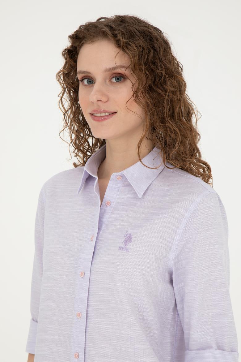 Kadın Manolya Uzun Kollu Gömlek - 50264052028