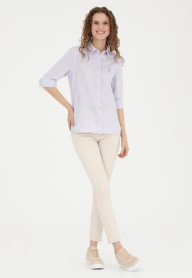 Kadın Manolya Uzun Kollu Gömlek - 50264052028