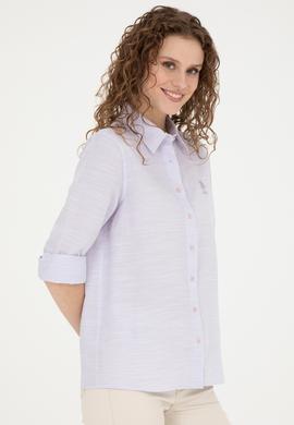 Kadın Manolya Uzun Kollu Gömlek - 50264052028