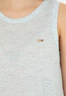 Kadın Su Yeşili Bisiklet Yaka Tişört - 50282908014