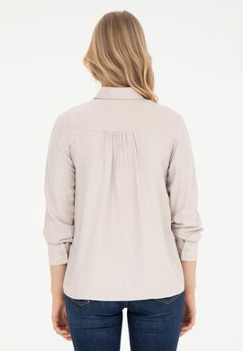 Kadın Taş Uzun Kollu Gömlek - 50264189021