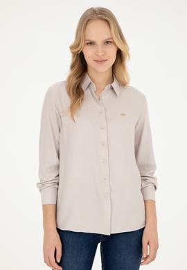 Kadın Taş Uzun Kollu Gömlek - 50264189021