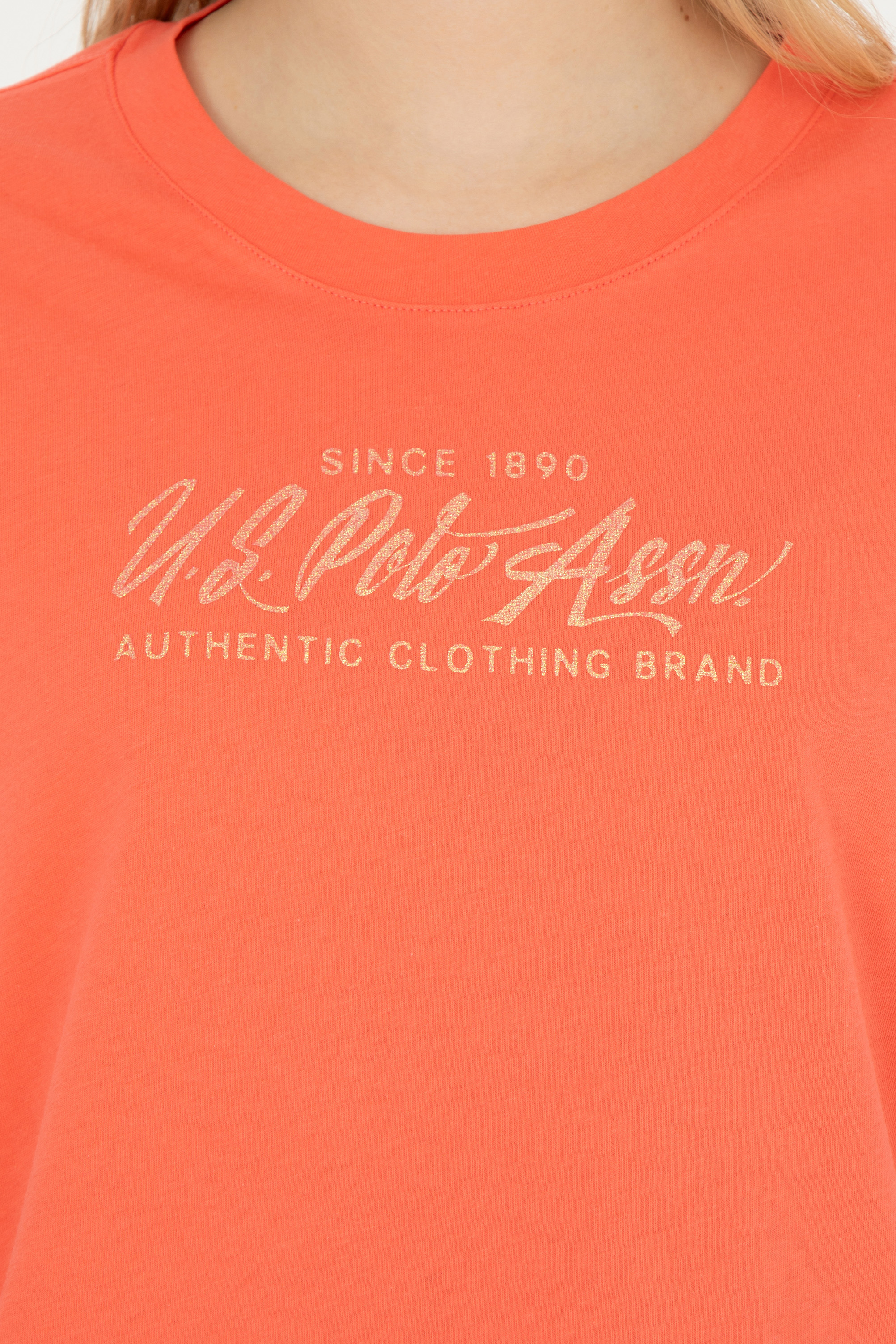 تی شرت آستین کوتاه Crop Top یقه گرد زنانه یو اس پولو | U.S. Polo Assn. - تصویر 7