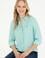 Kadın Su Yeşili Uzun Kollu Gömlek