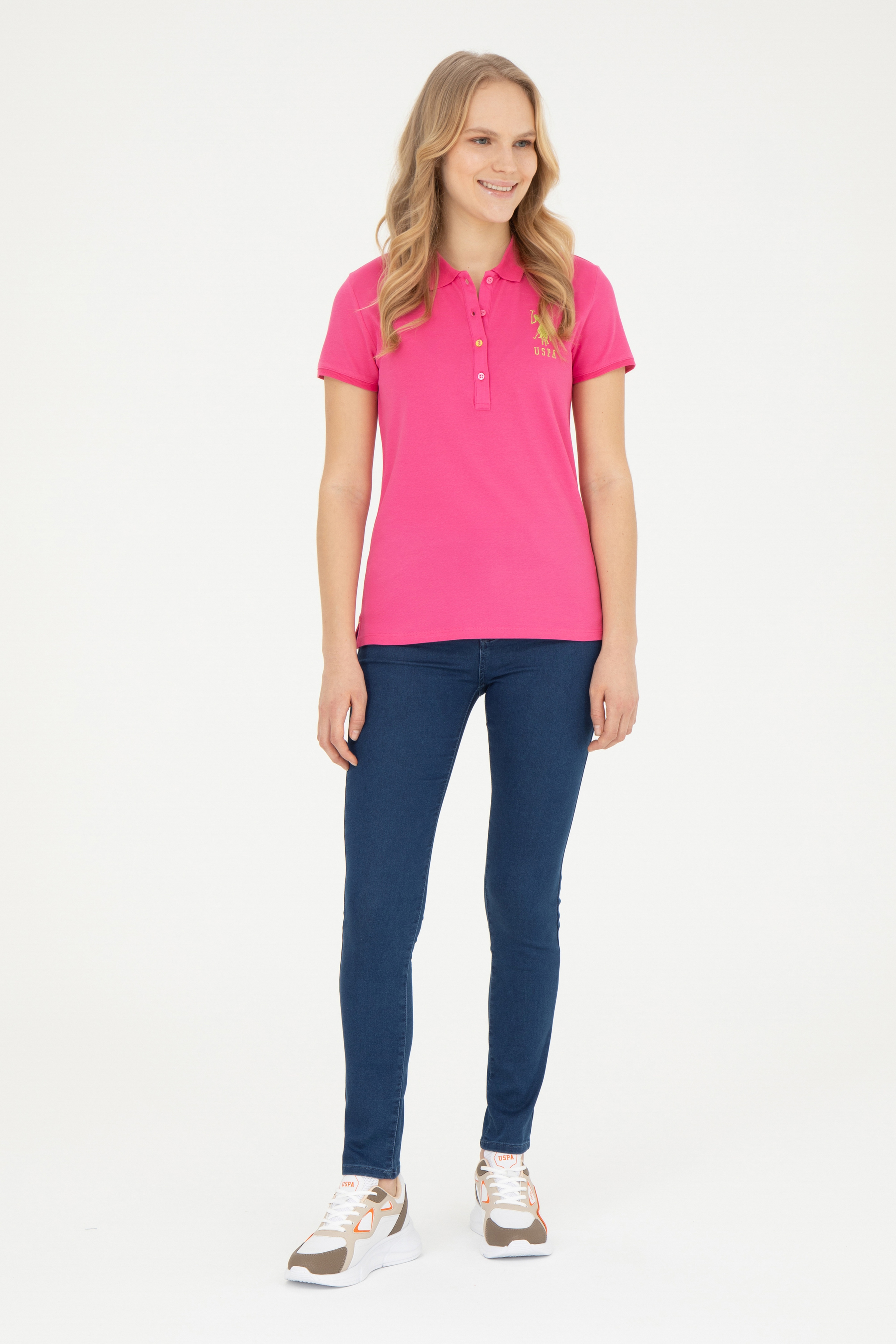 Kadın Mavi Toothpick Fit Jean Pantolon - Image 1