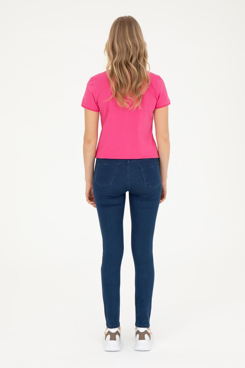 Kadın Mavi Toothpick Fit Jean Pantolon - 50289154003