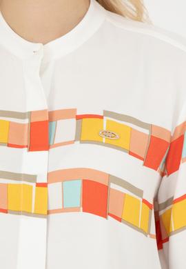 Kadın Nar Çiçeği Uzun Kollu Gömlek - 50283417014