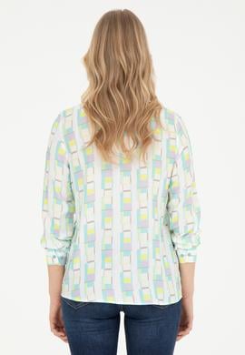 Kadın Mint Uzun Kollu Gömlek - 50283424009