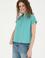 Kadın Mint Polo Yaka Tişört
