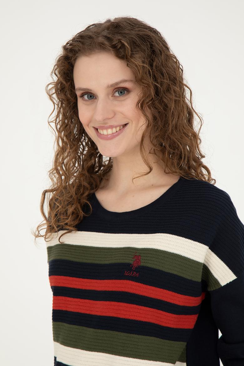 Kadın Lacivert Kazak - 50237416002