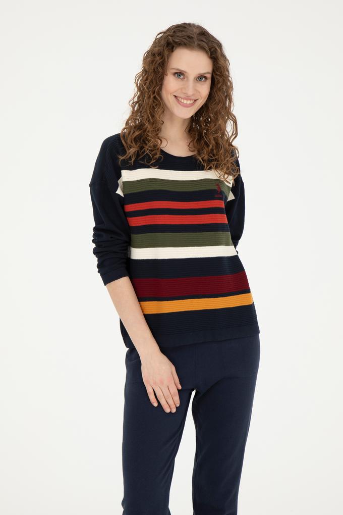 Kadın Lacivert Kazak