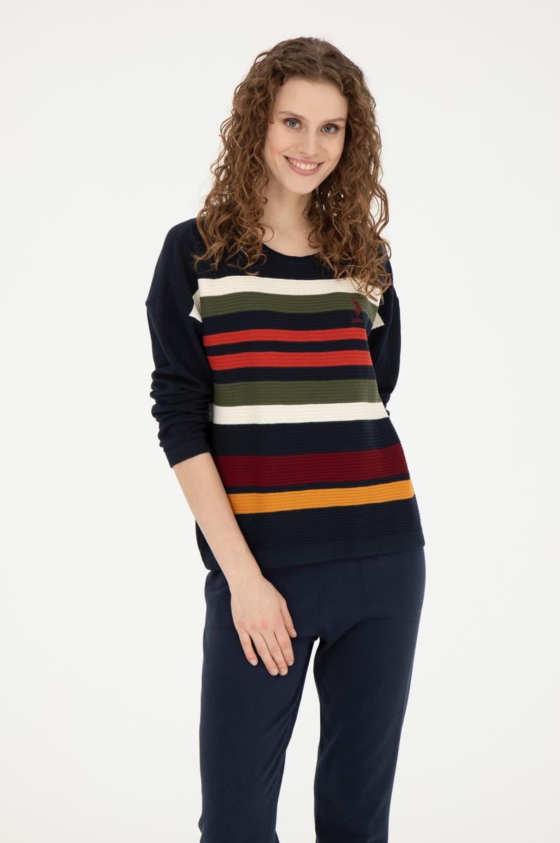 Kadın Lacivert Kazak