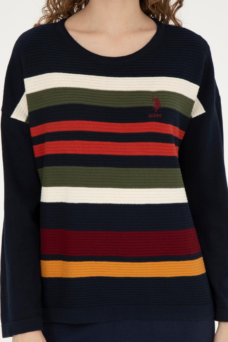 Kadın Lacivert Kazak - 50237416002