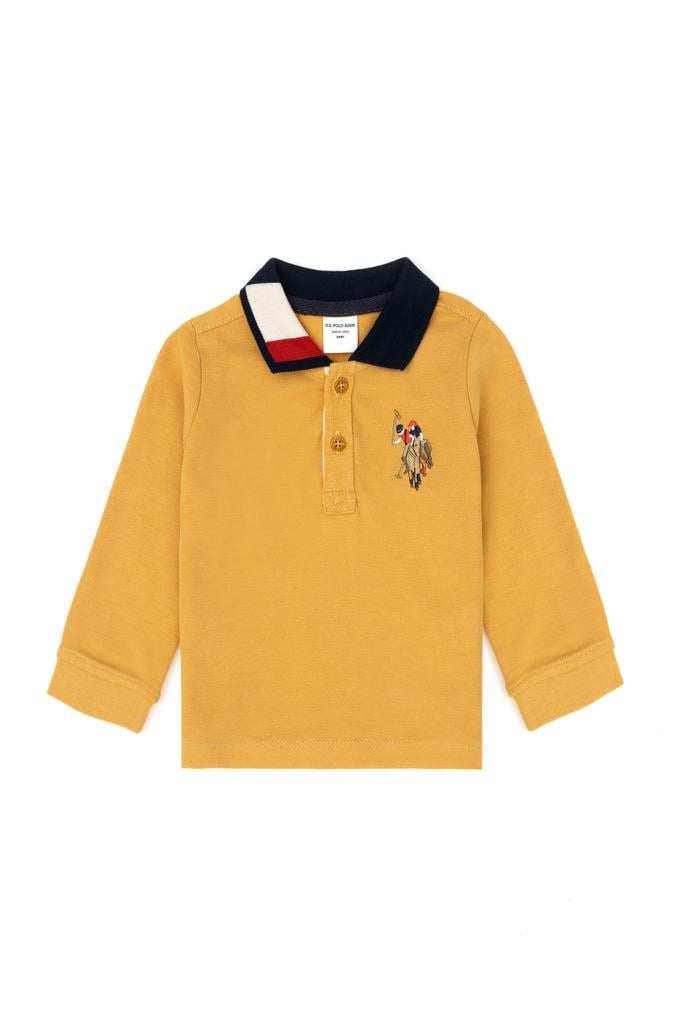 Erkek Bebek Safran Basic Sweatshirt