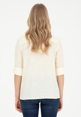 Kadın Açık Sarı Uzun Kollu Gömlek - 50264052003