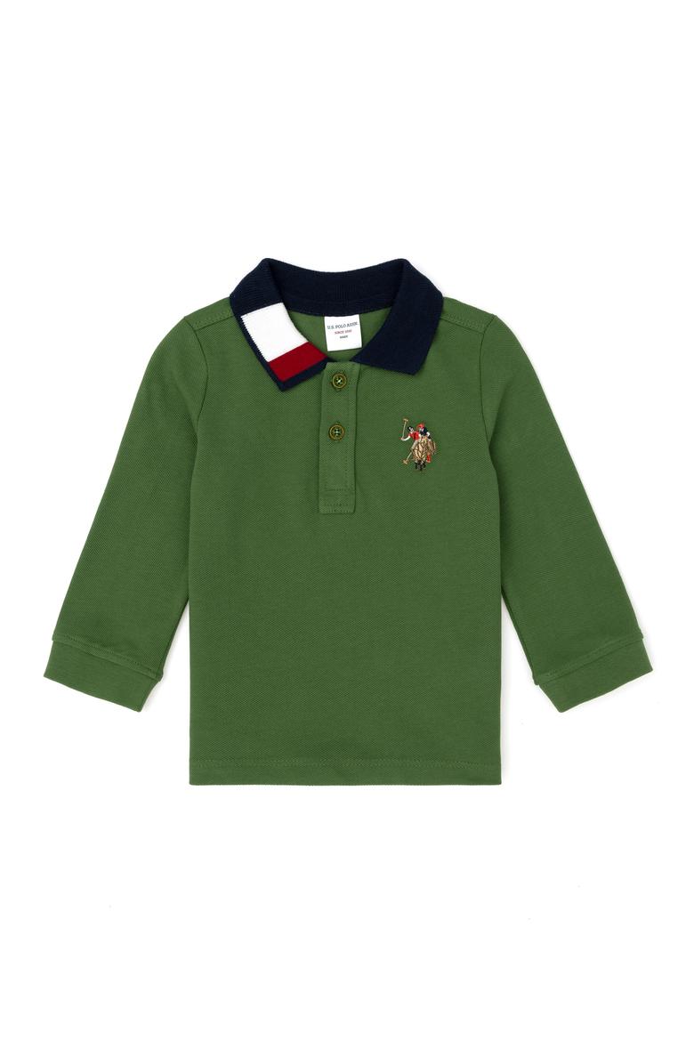 Erkek Bebek Yeşil Basic Sweatshirt