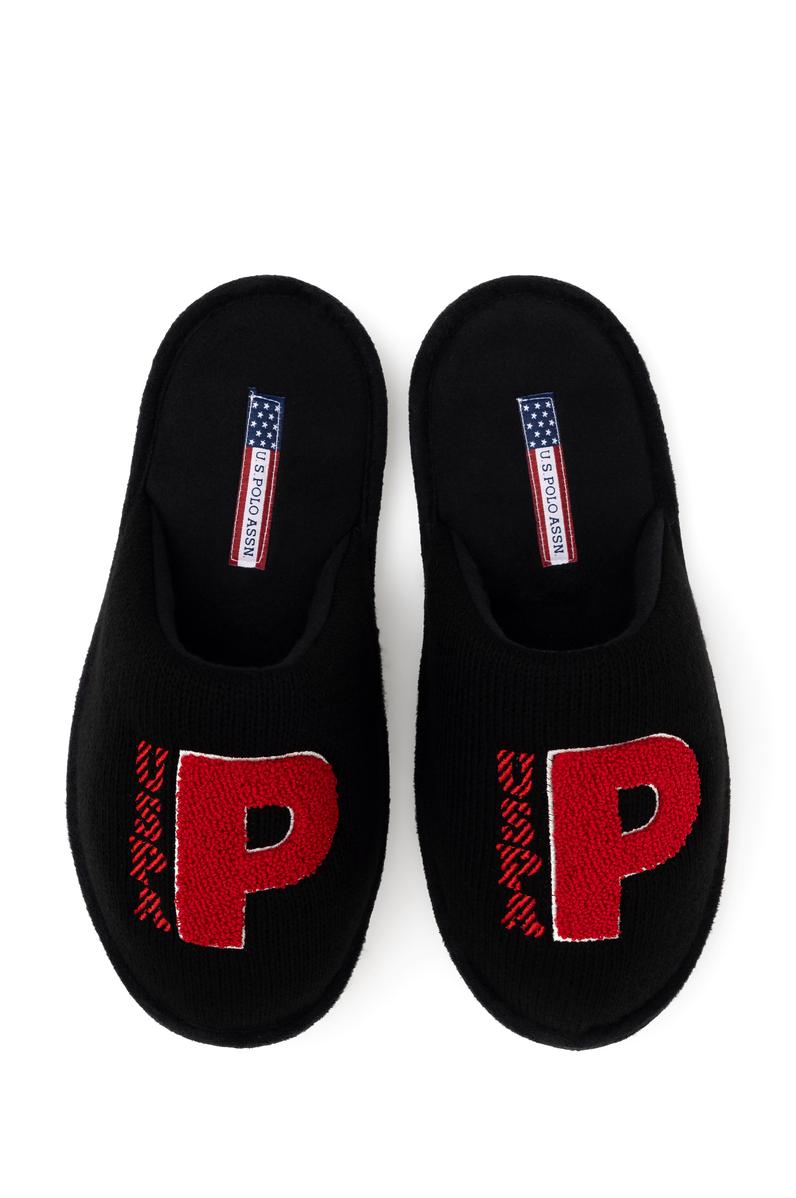 Erkek Siyah Ev Terliği