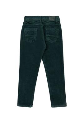 Erkek Çocuk Koyu Yeşil Kanvas Pantolon - 50254364002