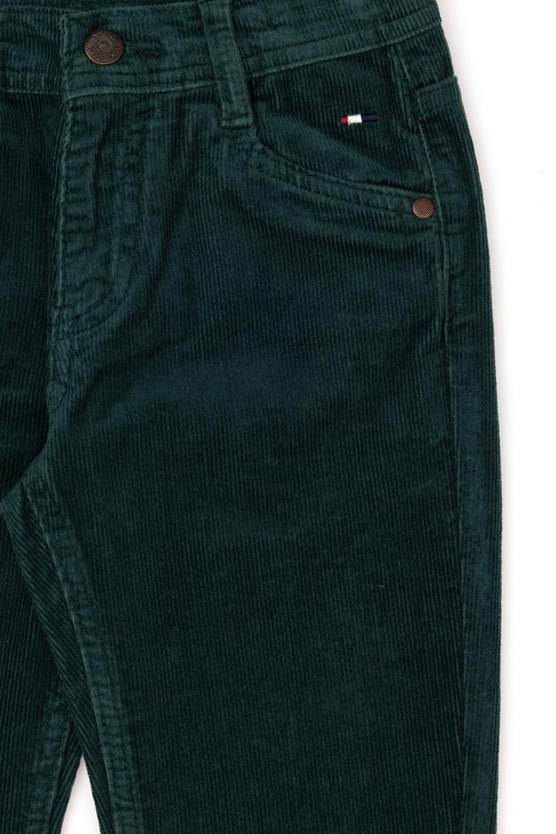 Erkek Çocuk Koyu Yeşil Kanvas Pantolon - 50254364002