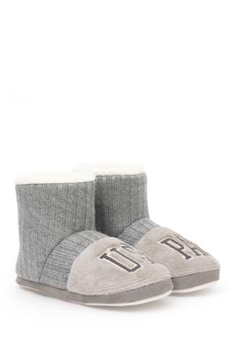 Kadın Gri Ev Botu - 50277785020