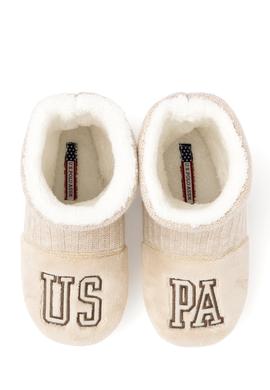 Kadın Bej Ev Botu - 50277785016