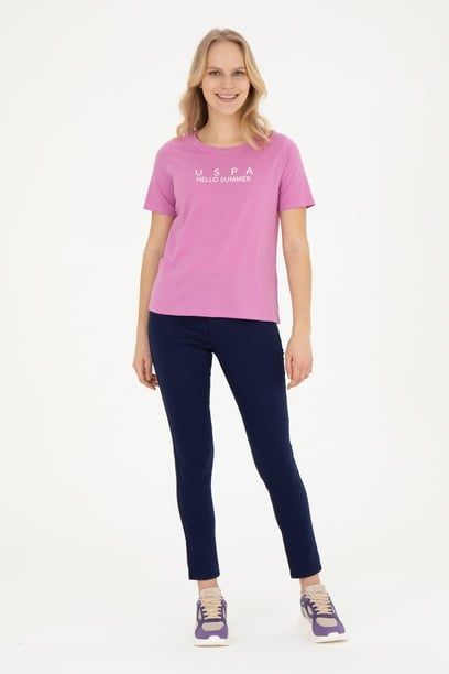 Kadın Lacivert Toothpick Fit Kanvas Pantolon