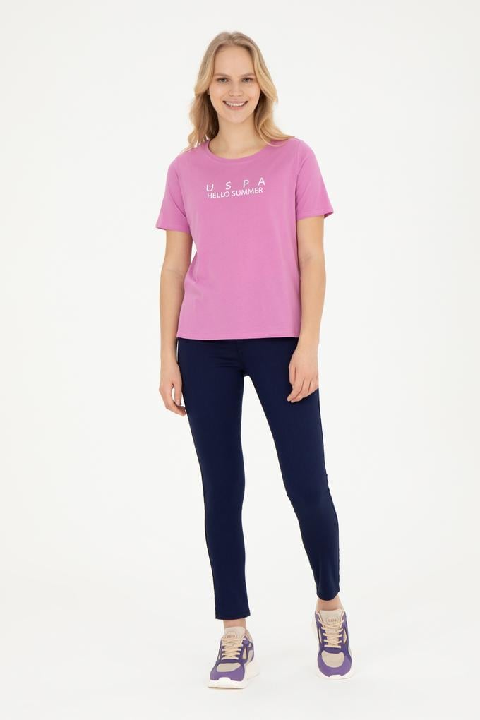 Kadın Lacivert Toothpick Fit Kanvas Pantolon