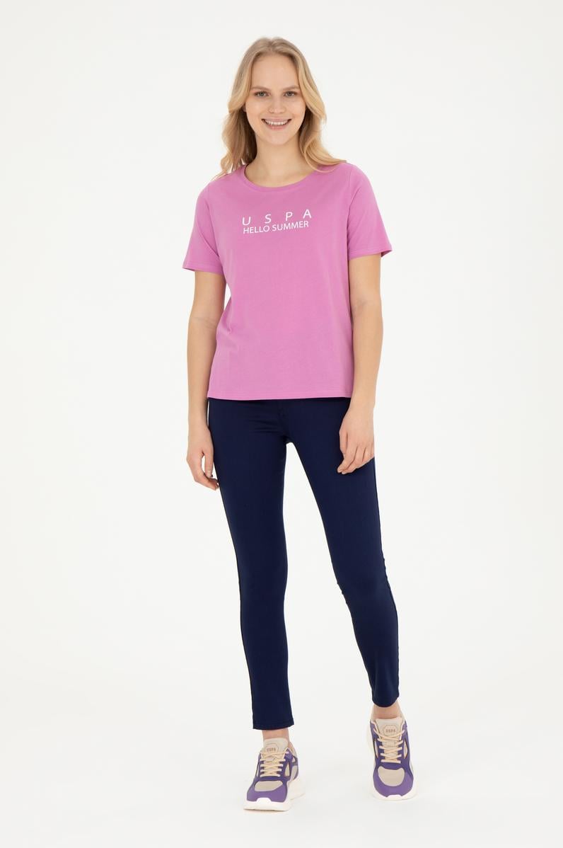 Kadın Lacivert Toothpick Fit Kanvas Pantolon