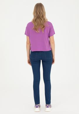 Kadın Mavi Toothpick Fit Jean Pantolon - 50280328007