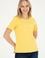 Kadın Sarı Bisiklet Yaka Tişört